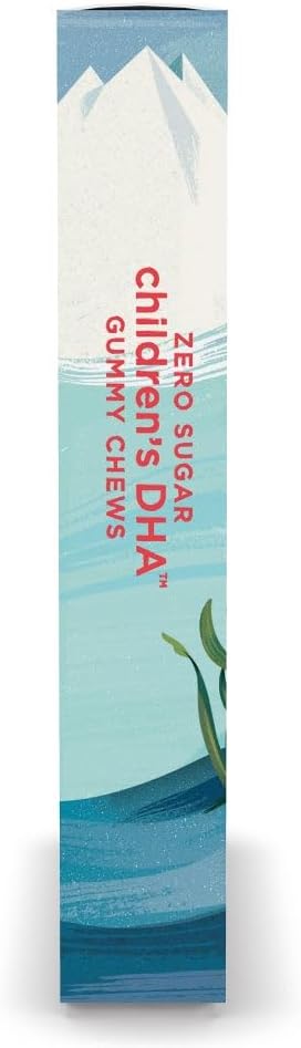 Non-GMO Nordic Naturals Children’s DHA Gummy Chews - 45 Gummies for Brain Development & Immunity - Tropical Punch Flavored Omega-3s - 600 mg Omega-3s