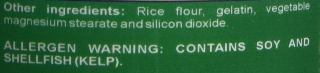 Non-GMO Thyroid Support Supplement with Ashwagandha, Iodine, Zinc, Kelp, Vitamin B12, L-Tyrosine, Selenium, and Copper - 120 Capsules by NusaPure