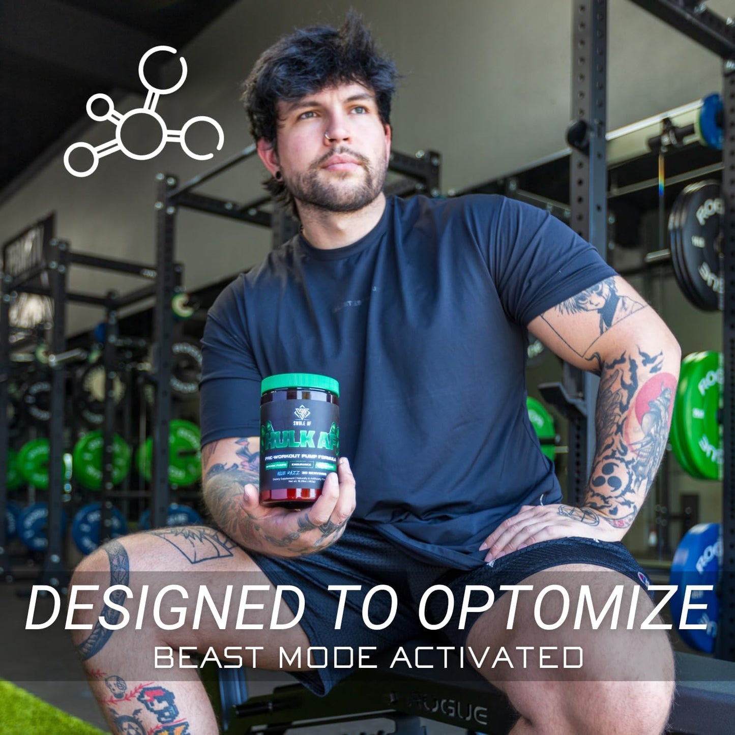 Non-Stimulant Pre-Workout Pump Formula for Improved Circulation and Muscular Power Output - Blue Razz Flavor