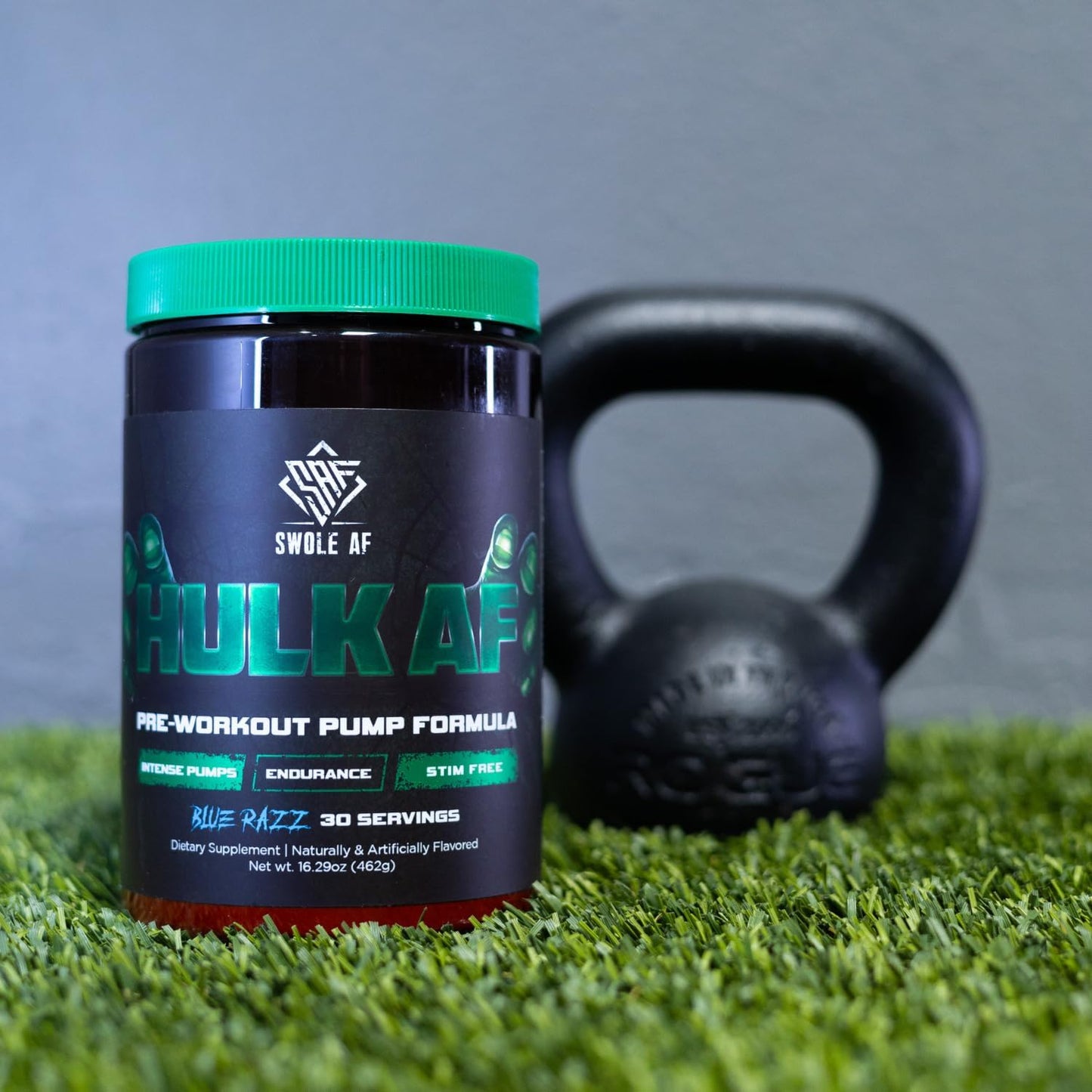 Non-Stimulant Pre-Workout Pump Formula for Improved Circulation and Muscular Power Output - Blue Razz Flavor