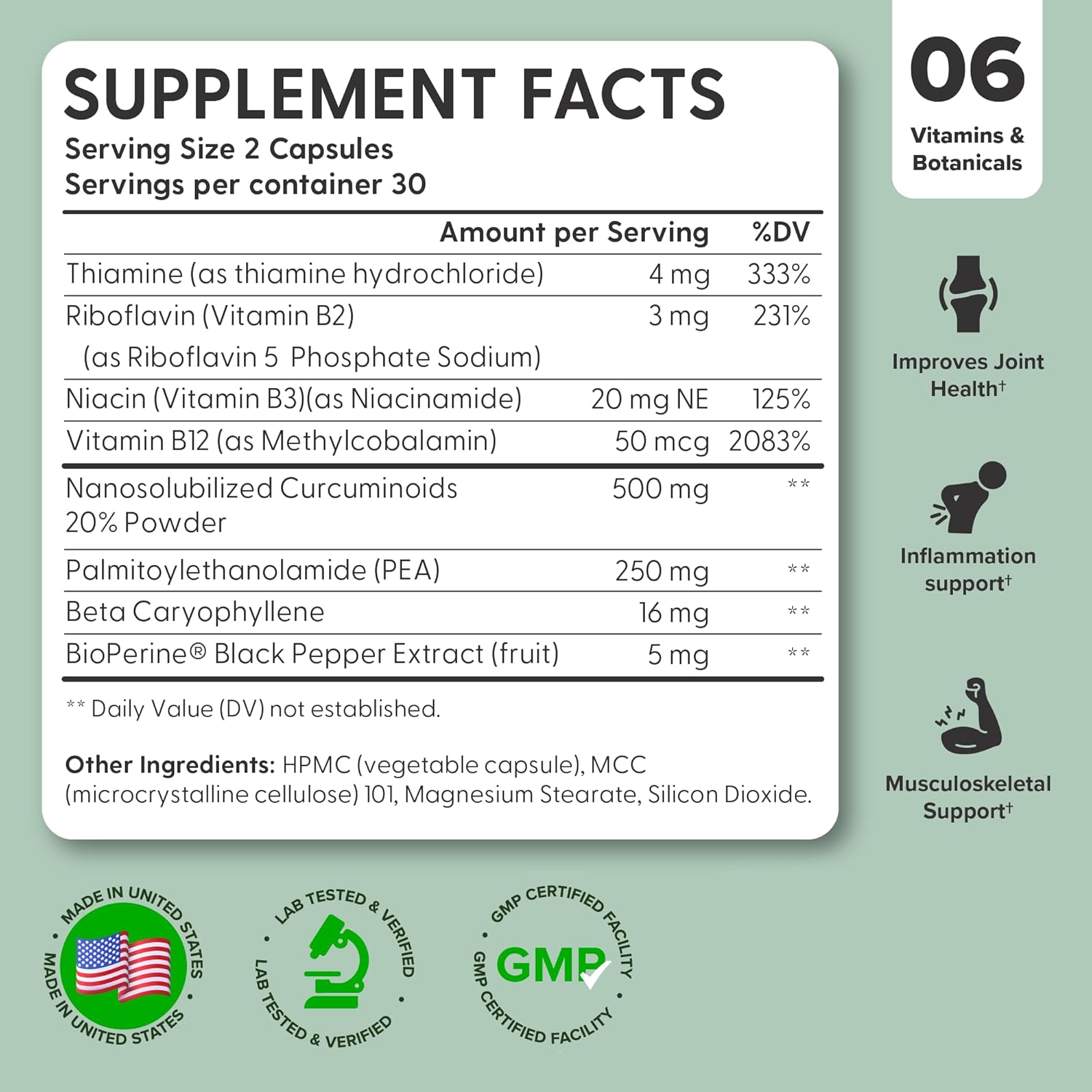 nooro Vital Step Curcumin Supplement for Joint Comfort and Mobility Support - Healthy Inflammatory Response, 30-Day Supply