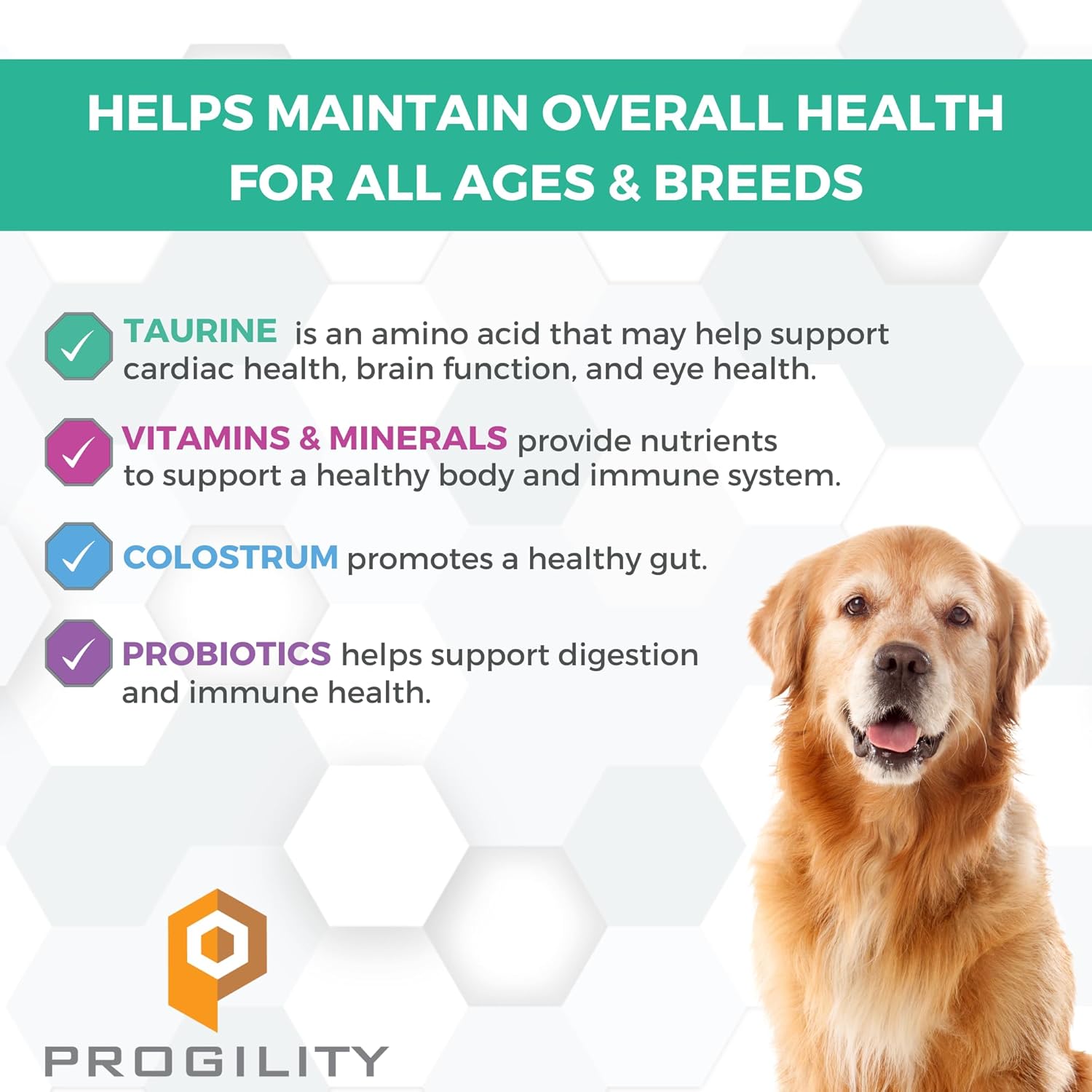 Nootie Progility Multivitamin Soft Chews for Dogs with Taurine - 90 Chews