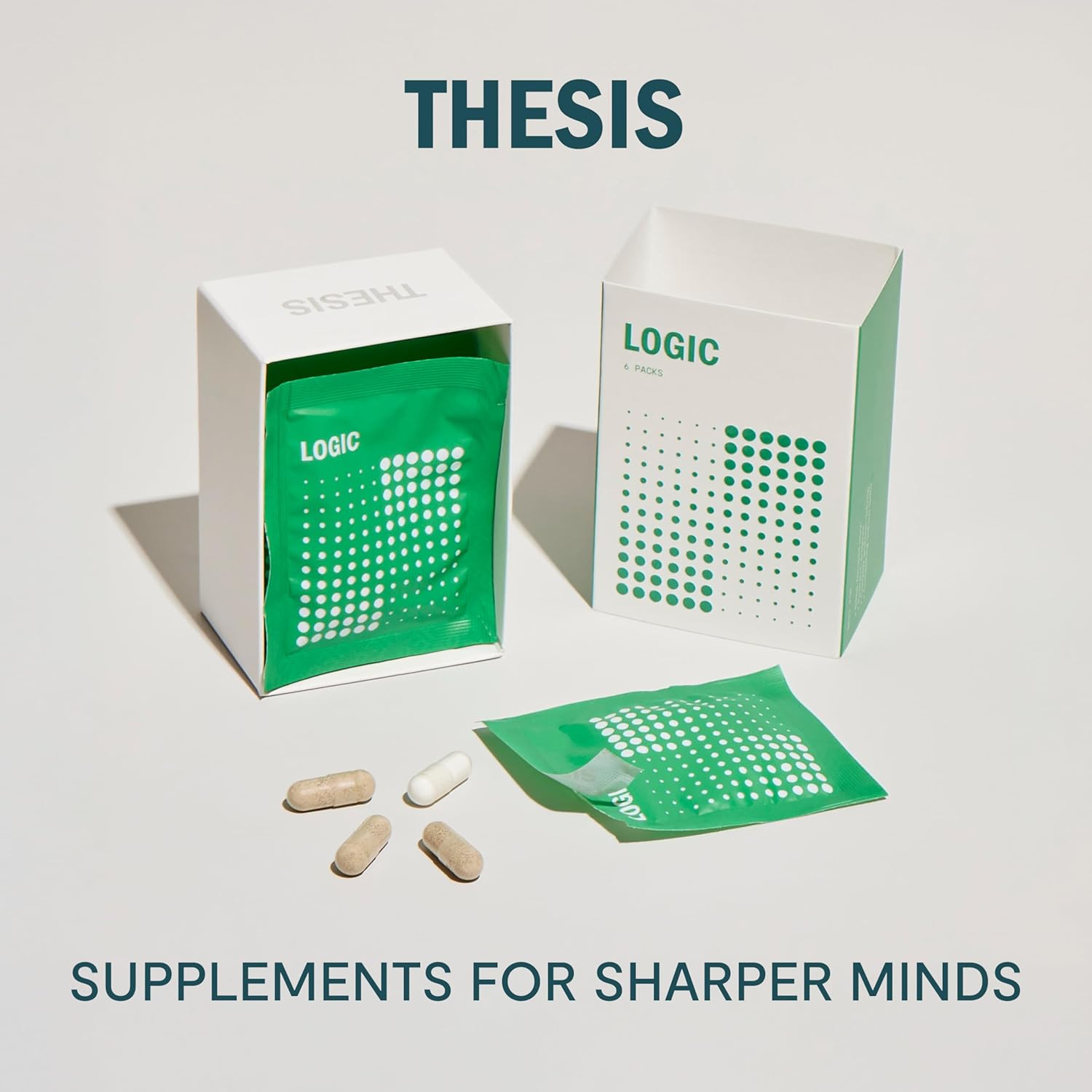 Nootropic Brain Support Supplement for Deep Thinking, Memory, and Focus - Gingko Biloba, Bacopa Monnieri, L-Theanine - 1 Month Supply