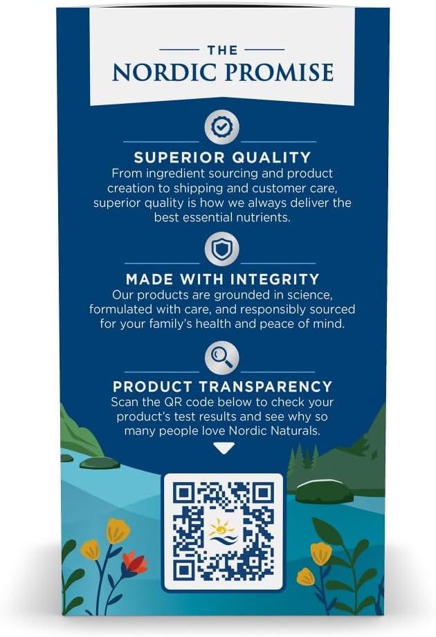 Nordic Naturals Arctic Cod Liver Oil Soft Gels - Lemon Flavor - 90 Count - 750mg Omega-3s with EPA & DHA - Heart, Brain, & Immune Support - Non-GMO - 30 Servings