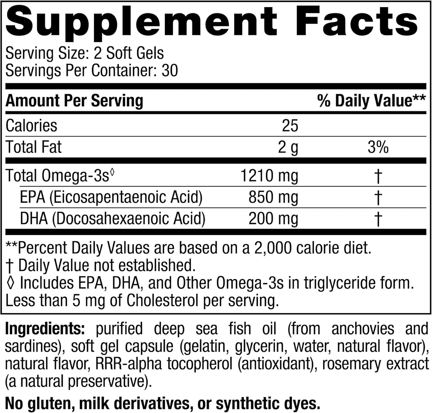 Nordic Naturals EPA Lemon Soft Gels - 60 Count - 1210mg Omega-3 - High-Intensity Formula for Mood, Heart Health, & Immunity - 30 Servings