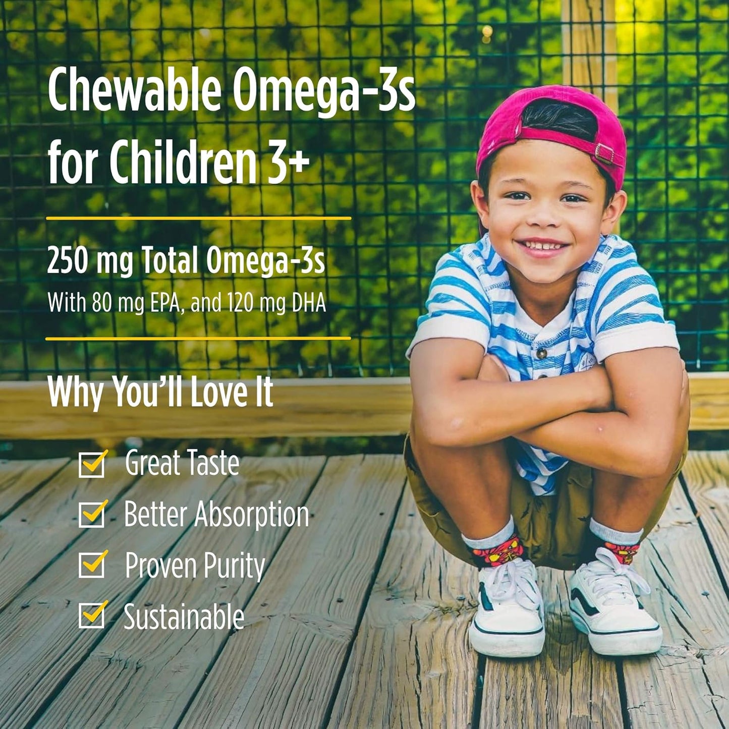 Nordic Naturals Pro DHA Junior Soft Gels - Strawberry Flavor - 250mg Omega-3s - Brain & Visual Development - Non-GMO - 45 Servings