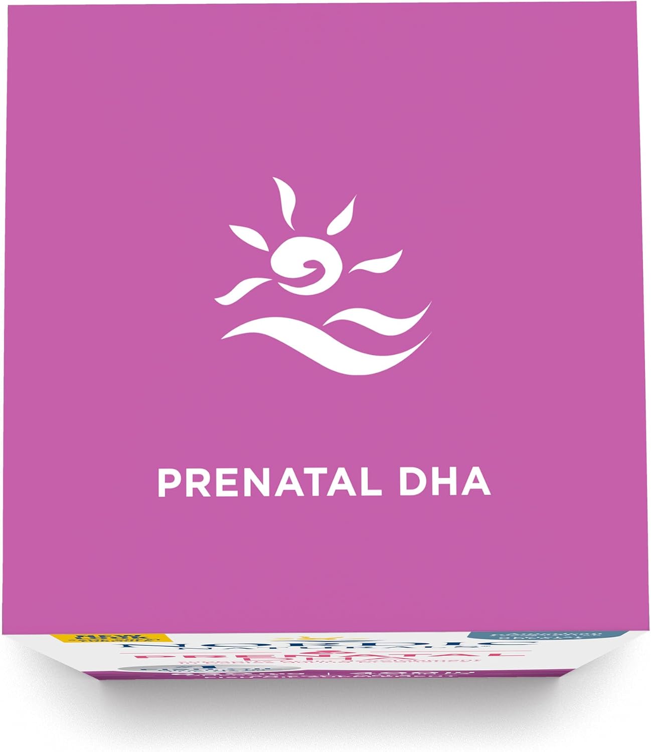 Nordic Naturals Pro Prenatal DHA Soft Gels - 830 mg Omega-3 + 400 IU Vitamin D3 - Brain Development Support for Babies - Non-GMO - 45 Servings