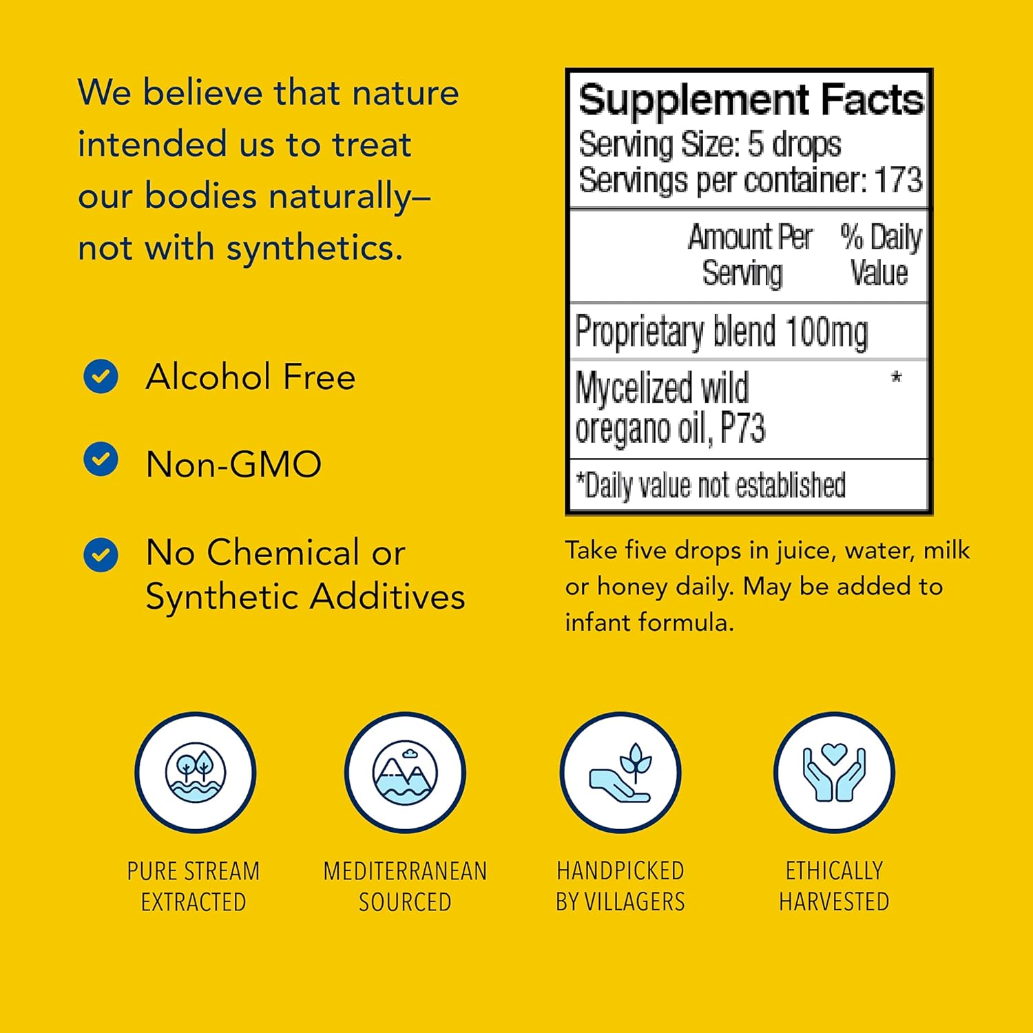 NORTH AMERICAN HERB & SPICE H2Orega 1 fl. oz. Mycelized Oil of Oregano Immune Support Formula