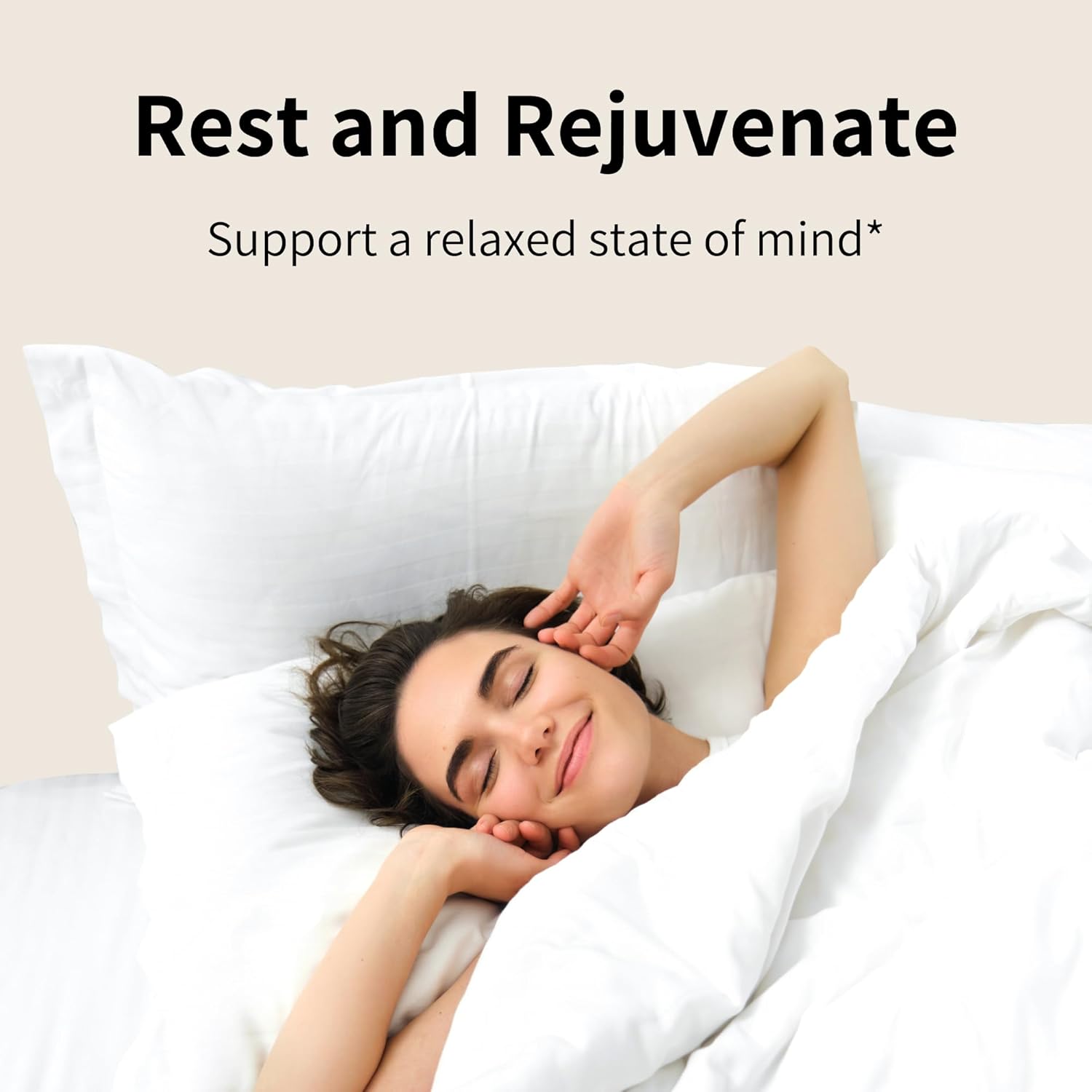 Nourished Naturals Calm and Sleep Capsules with Ashwagandha and Chamomile - 180 Capsules for Deep Sleep and Stress Relief