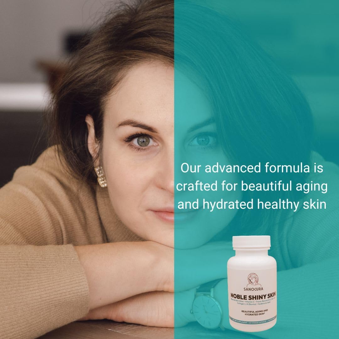 Nourishing Skin Supplement with 400mg Hyaluronic Acid and 200mg Veri-te