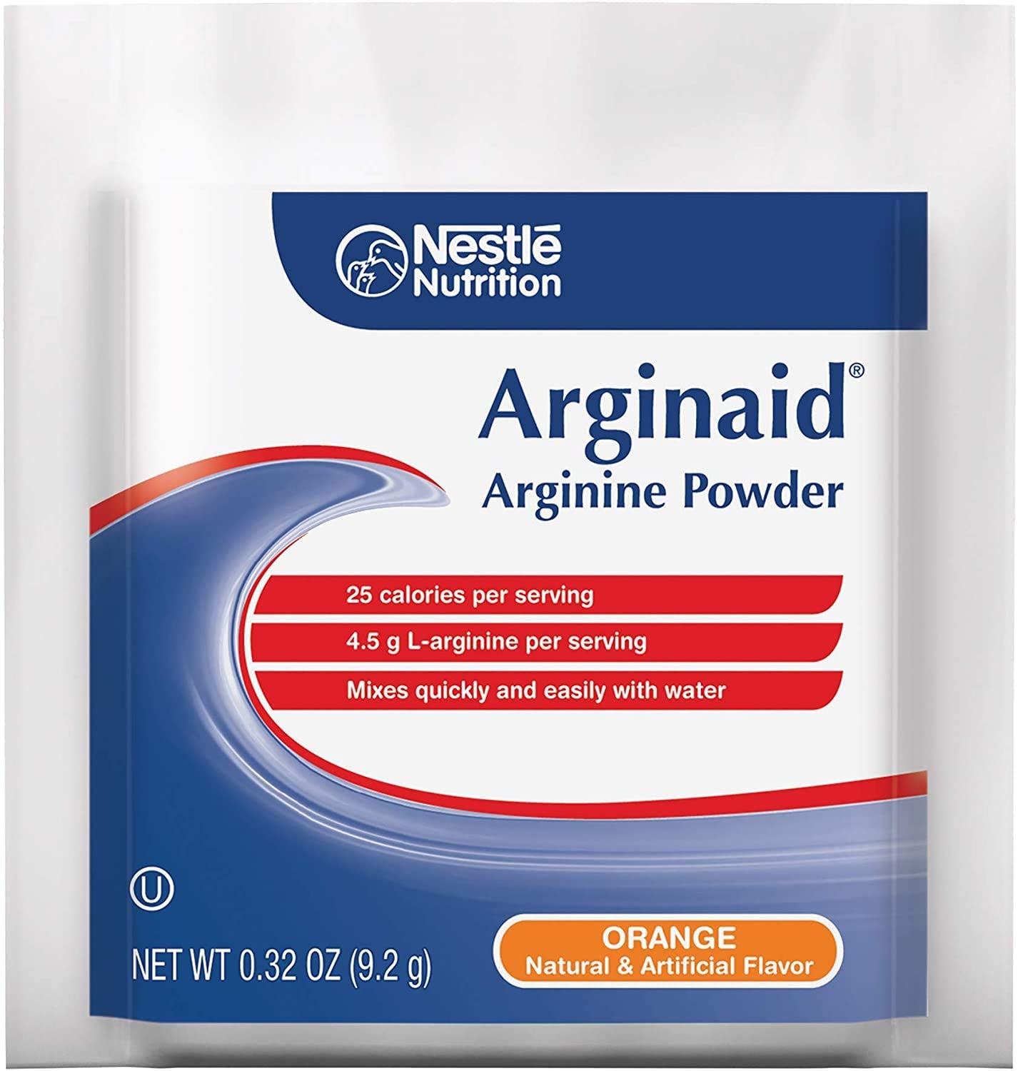 Novartis YSKWA Arginaid Orange Supplement Packets - Box of 14, 9.2g each