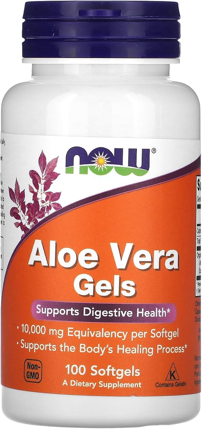 NOW Foods Aloe Vera Softgels 10,000 mg - 100 Count