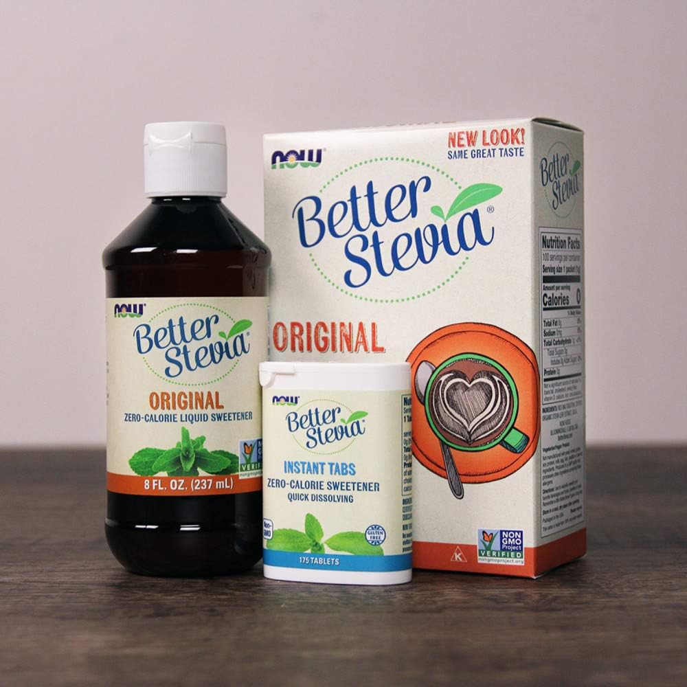 Now Foods Better Stevia Original Liquid Extract - 16 Ounces Total (2 Pack)