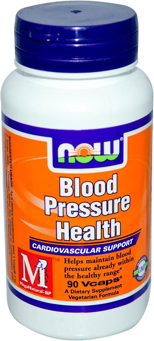 NOW Foods Blood Pressure Support Formula with 90 Vegetarian Capsules