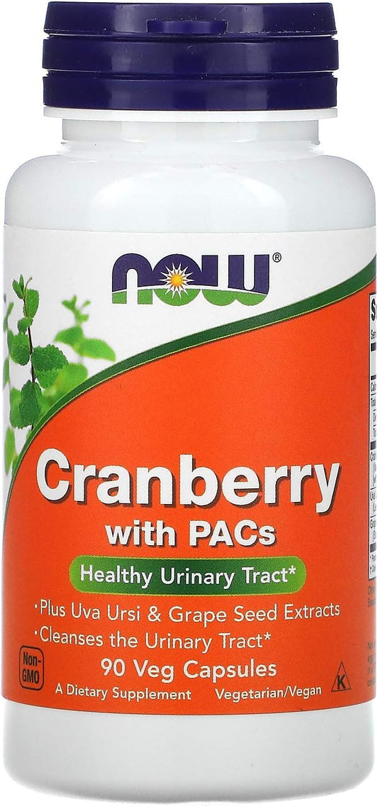 Now Foods Cranberry Extract 90 Vcapsules with Standardized Formula for Urinary Health