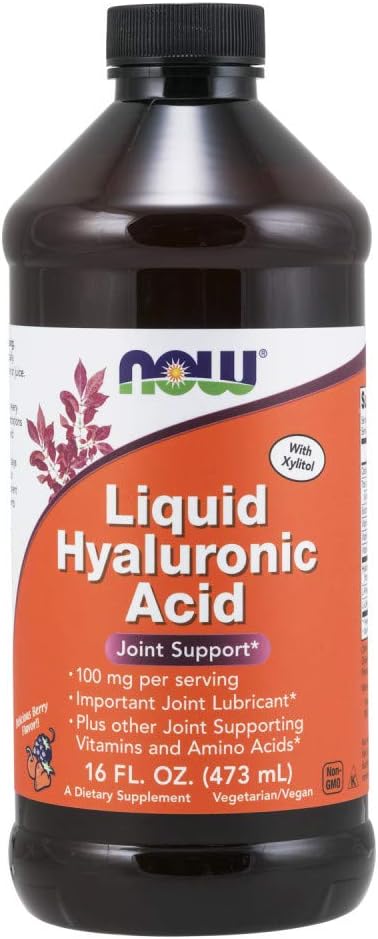 Now Foods Hyaluronic Acid Liquid Supplement - 100mg, 16oz