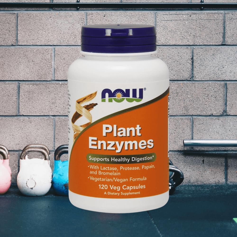 NOW Foods Plant Enzymes Capsules - Vegan Digestive Support