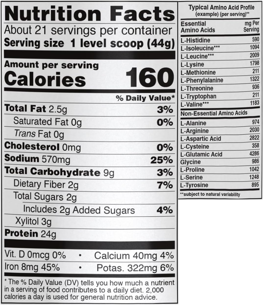 NOW Foods Sports Nutrition: Creamy Chocolate Pea Protein Powder, 24g, Easily Digestible, 2lb