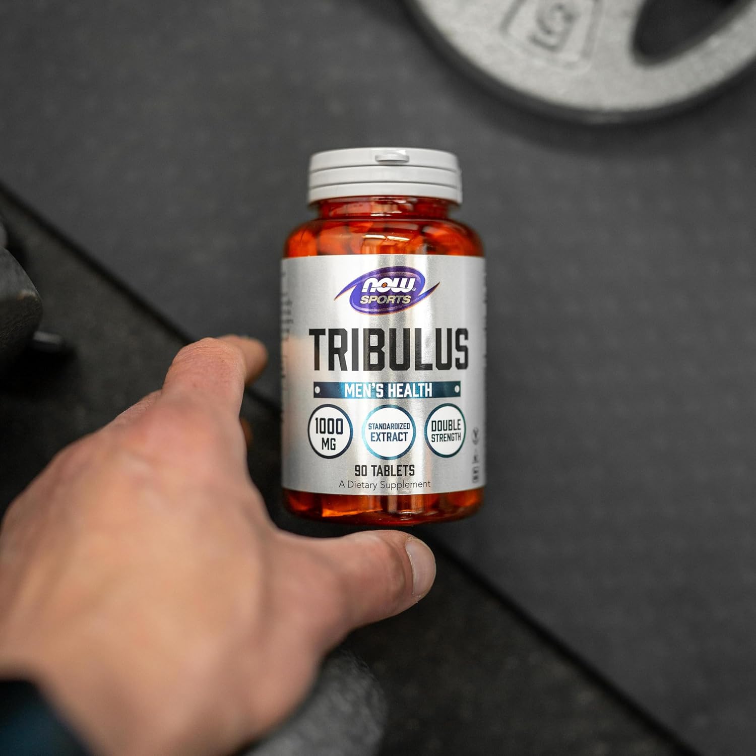 NOW Foods Tribulus Terrestris 1000mg Double Strength Men's Health Supplement 90 Tablets