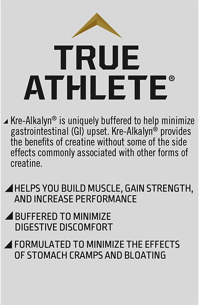 NSF Certified Buffered Creatine for Muscle Building & Performance (120 Capsules)
