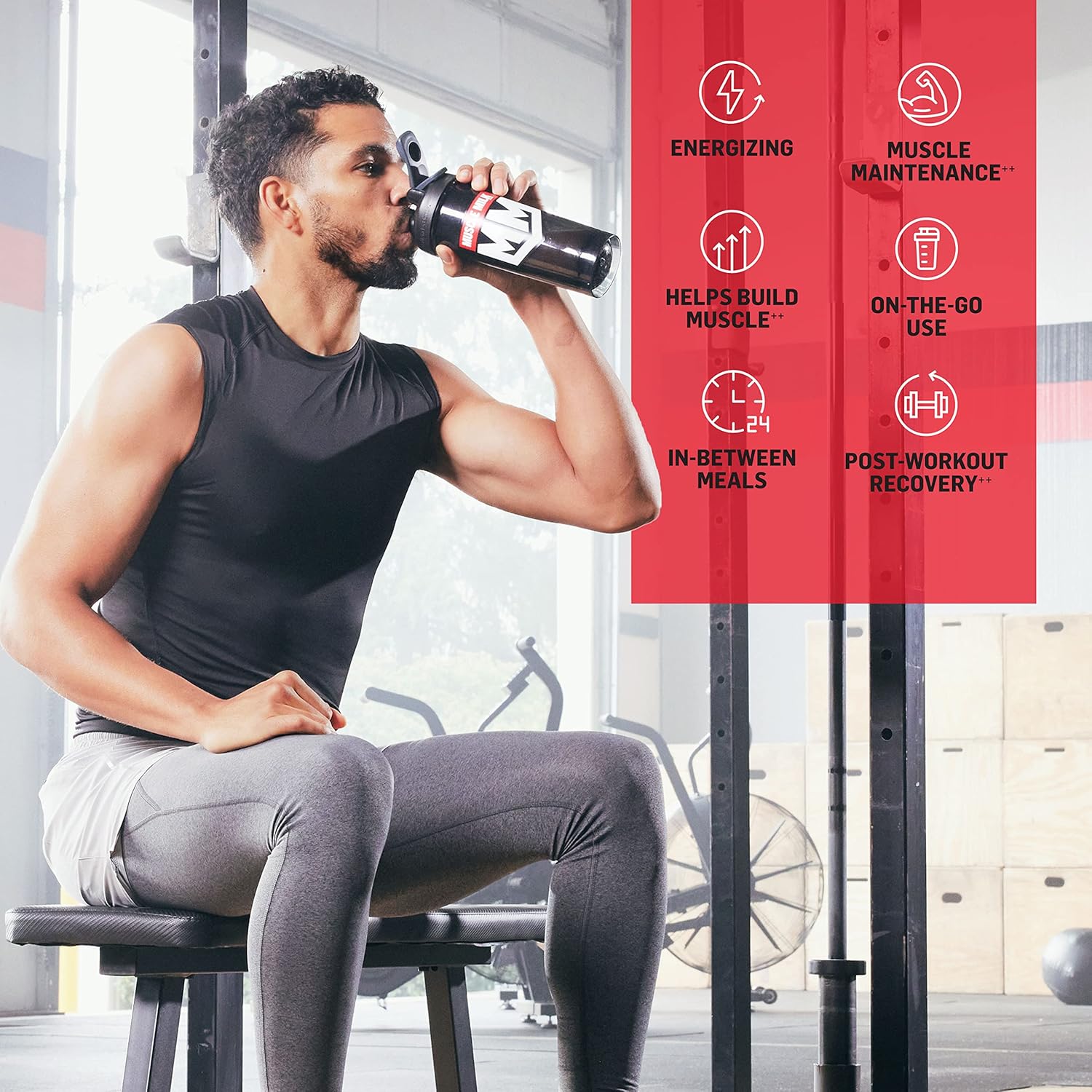 NSF Certified Muscle Milk Pro Series Protein Powder Supplement, Knockout Chocolate, 5lb - 50g Protein, 3g Sugar, 20 Vitamins & Minerals - Ideal for Workout Recovery - 28 Servings