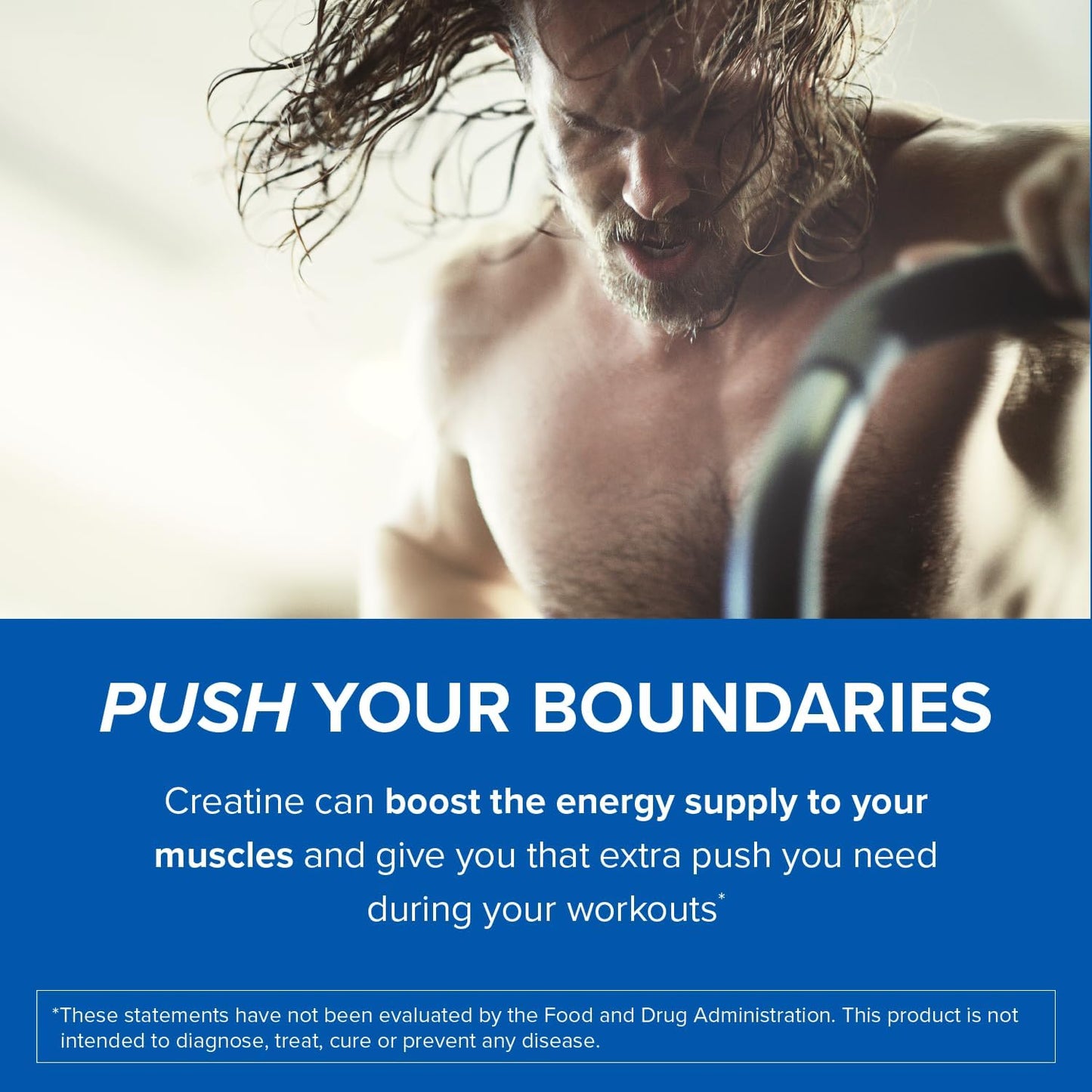 NSF Certified Sport Creatine Monohydrate Powder for Muscle Recovery and Strength - 1 lb / 90 Servings