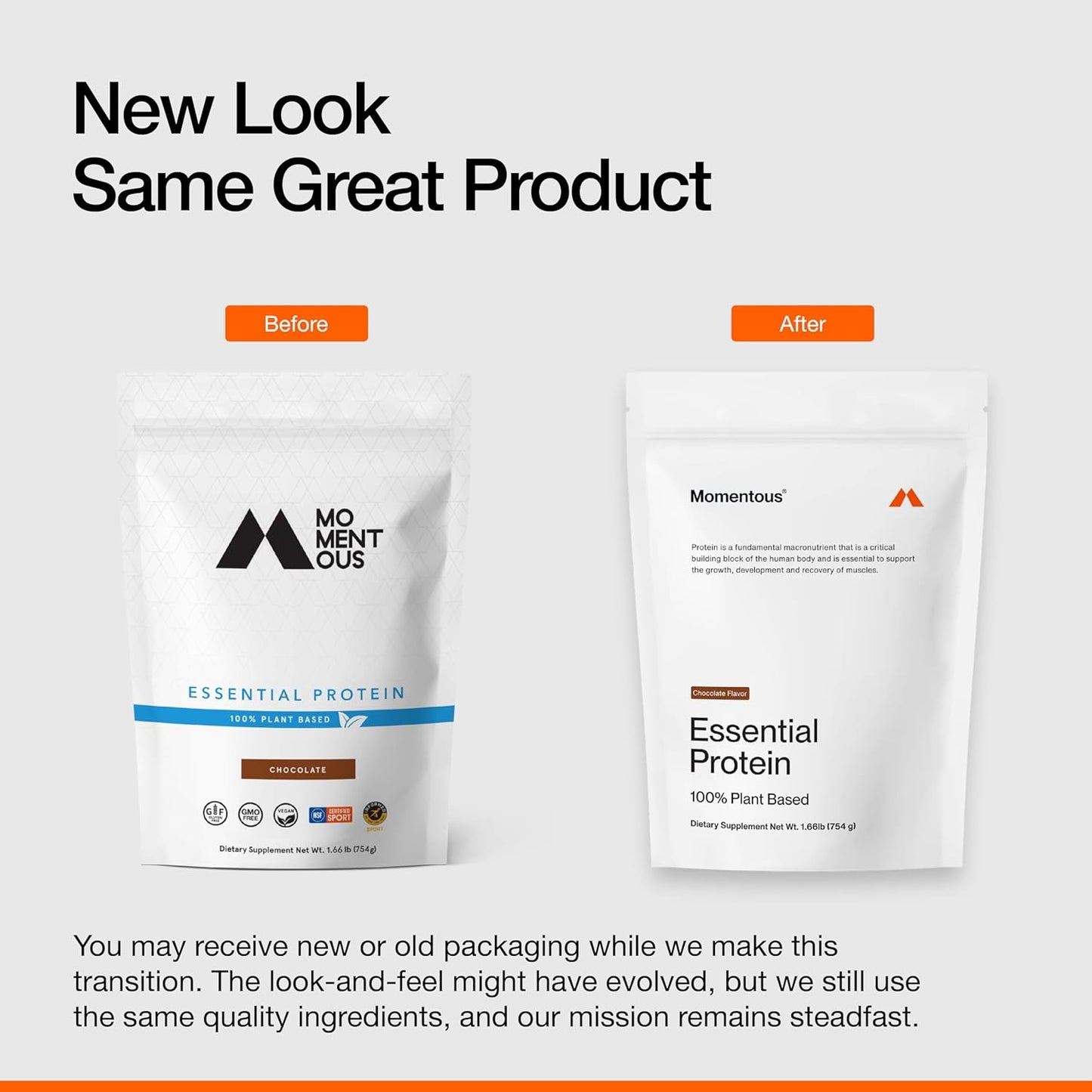 NSF Certified Vegan Protein Powder - 20g Plant Based Protein, Gluten-Free Chocolate - 20 Servings