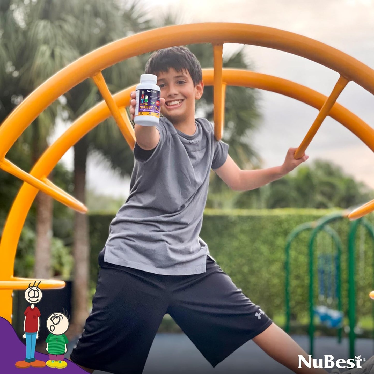 NuBest Tall 10+ Bone Strength Formula for Children & Teens Who Drink Milk - Supports Immunity & Wellness - 2 Pack, 2 Months Supply
