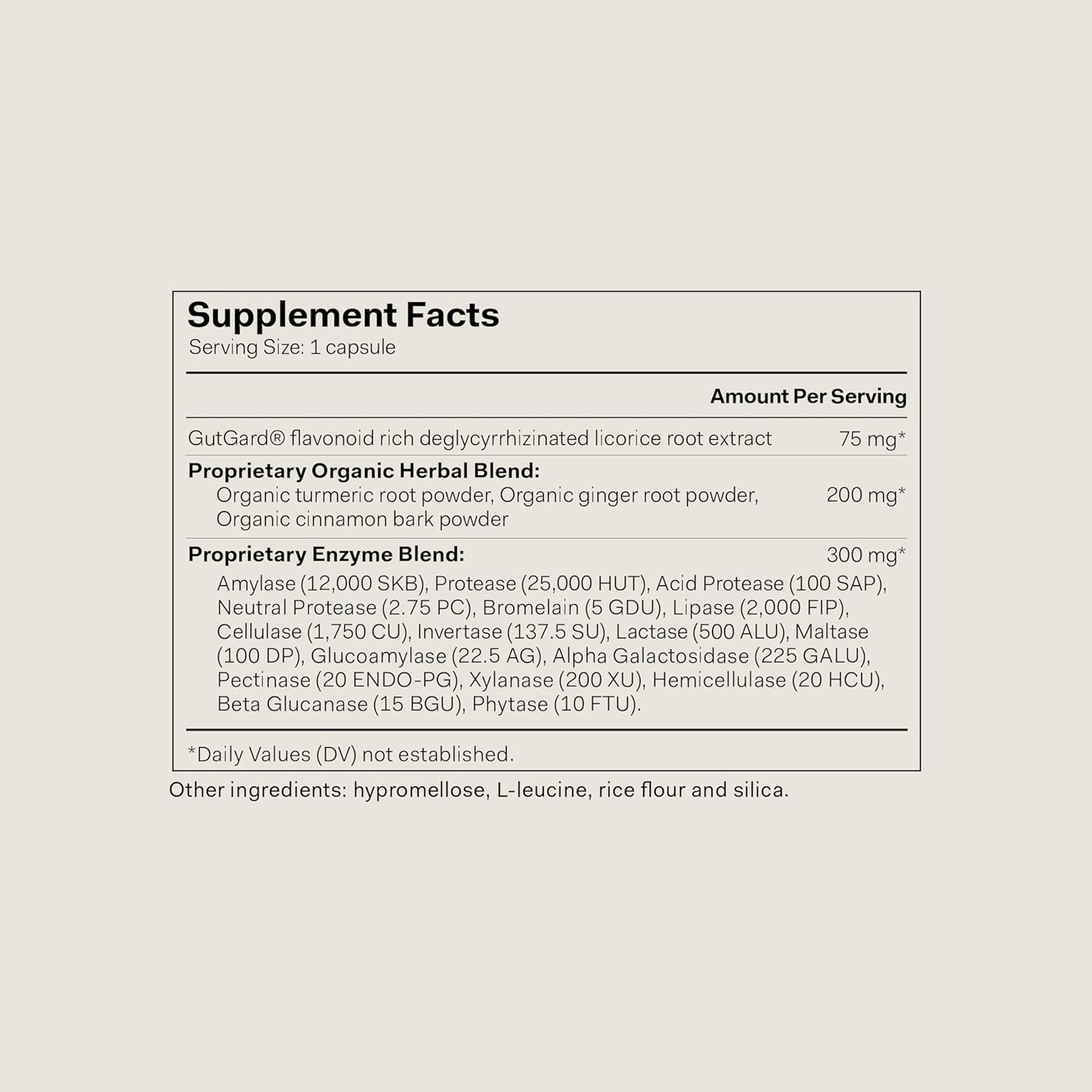 Nue Co. DEBLOAT+ Supplement: Relieves Bloating, Gas, Abdominal Pain, Boosts Immunity, Gut Health, Vegan, Gluten-Free - 60 Capsules