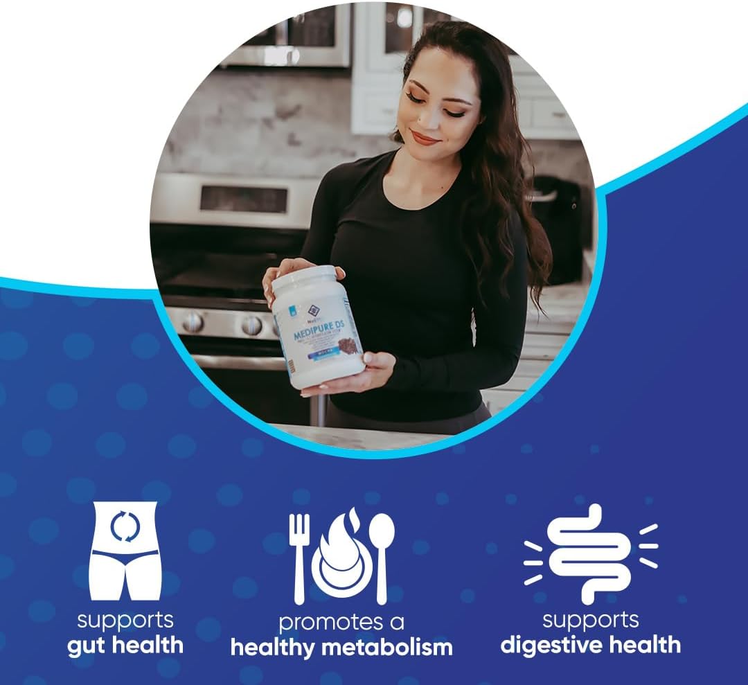 NuEthix Formulations Medipure DS Pea Protein Detox System - Vanilla Wafer Flavor, 20 Servings