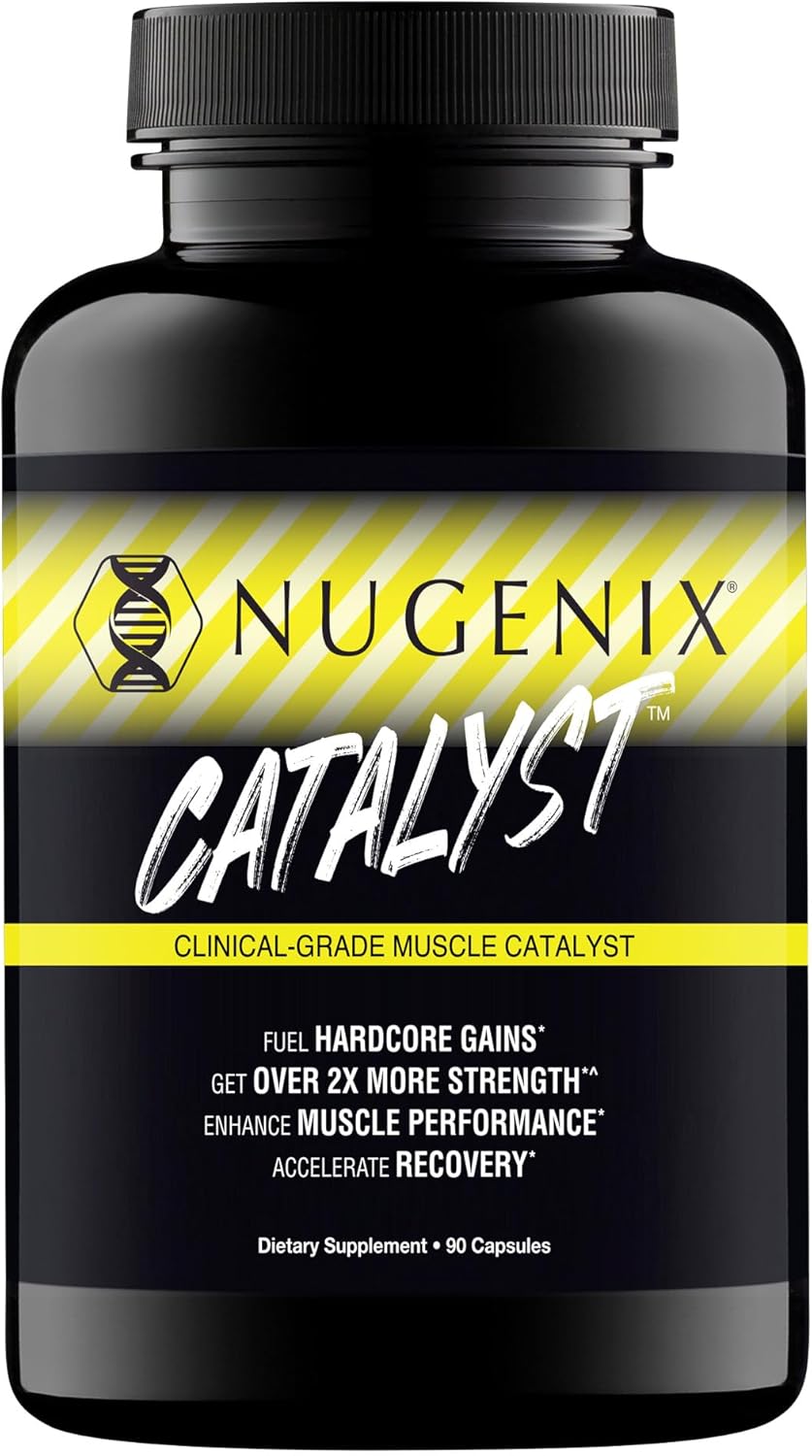 Nugenix Catalyst - Advanced Muscle Builder and Recovery Supplement - Boost Performance and Endurance - 90 Capsules