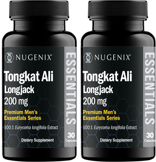 Nugenix Essentials Longjack Eurycoma Longifolia Extract for Men's Health, 60 Count Bottle