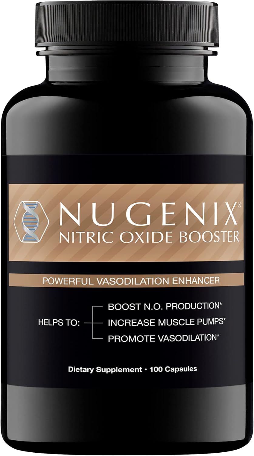 Nugenix Nitric Oxide Booster and Horny Goat Weed Supplements Combo Pack for Enhanced Performance