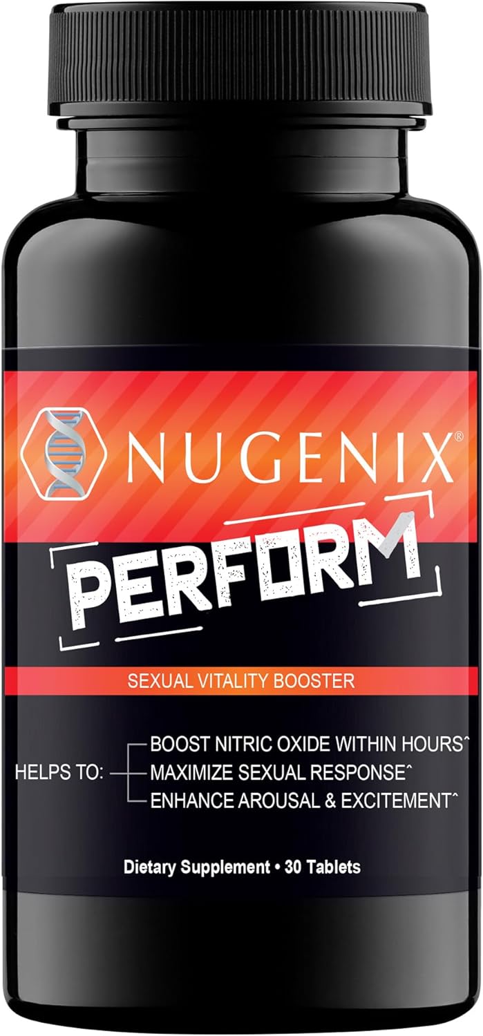 Nugenix Perform: Men's Nitric Oxide and Vitality Booster Supplement - 30ct Bottle