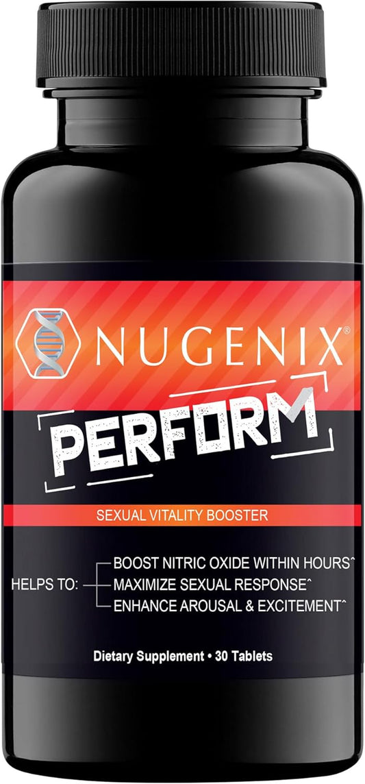 Nugenix Perform: Men's Nitric Oxide and Vitality Booster Supplement - 30ct Bottle