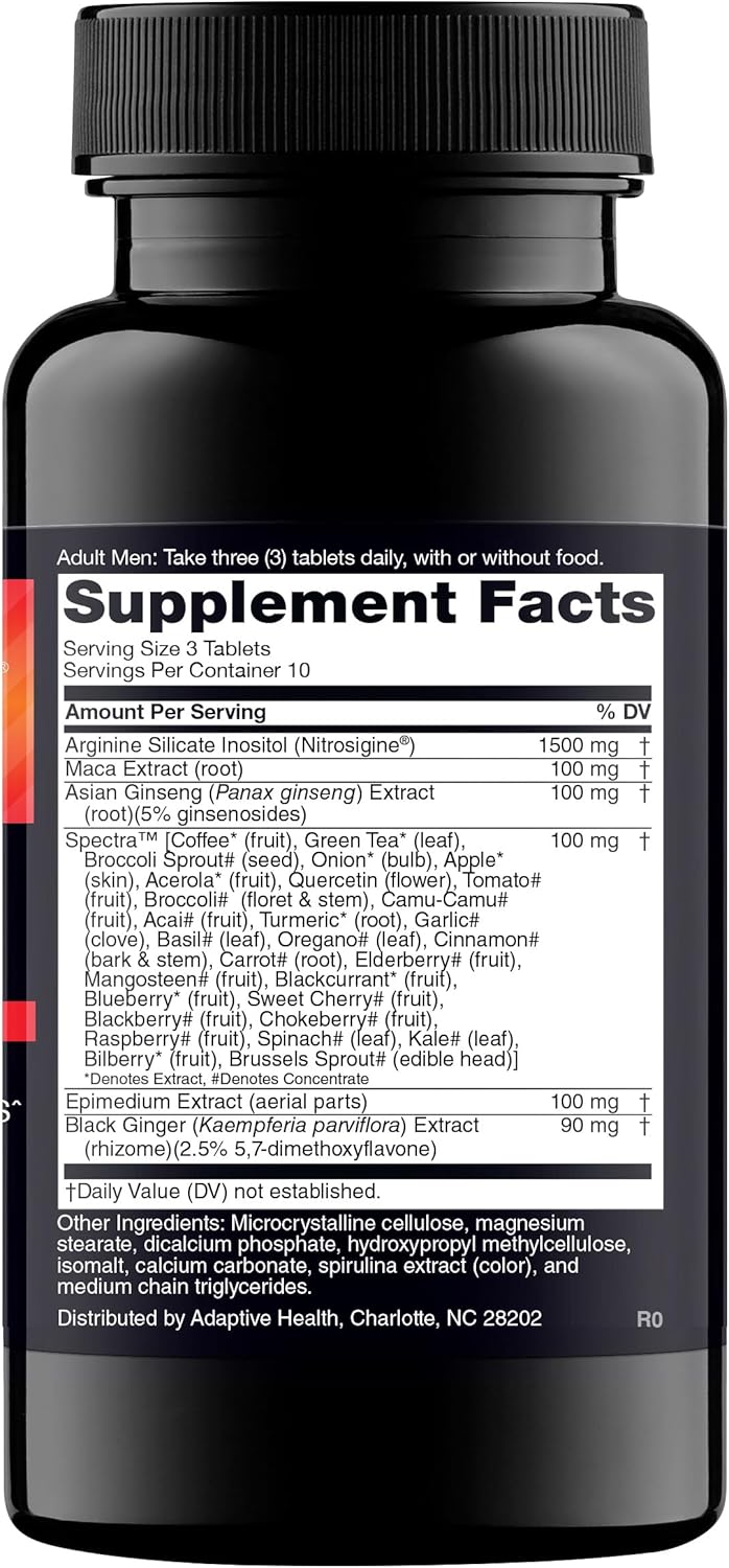 Nugenix Perform: Men's Nitric Oxide and Vitality Booster Supplement - 30ct Bottle