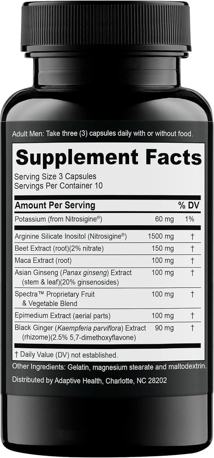 Nugenix Perform: Men's Nitric Oxide and Vitality Booster Supplement - 30ct Bottle