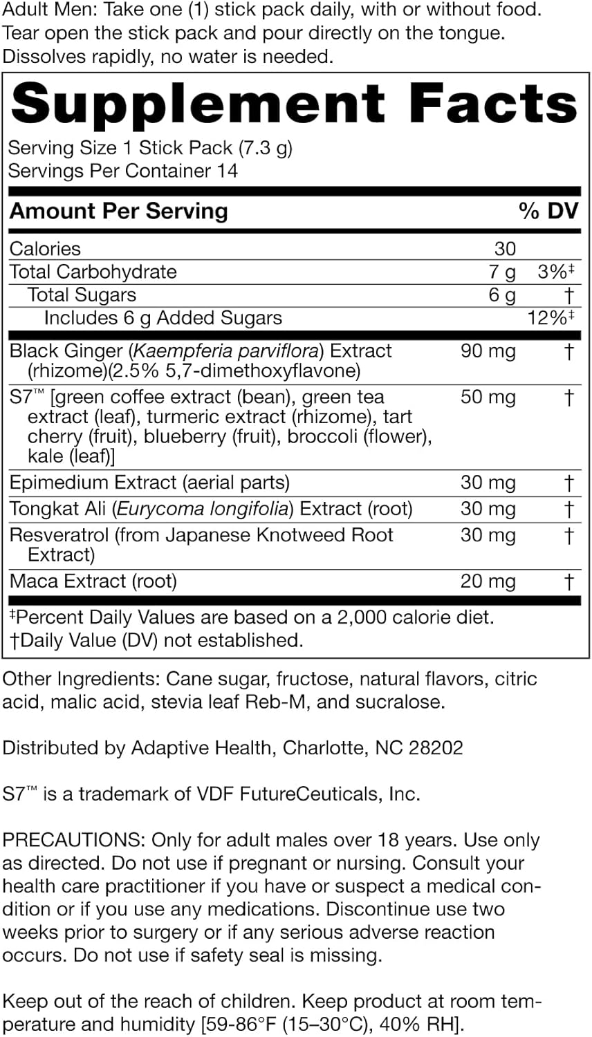 Nugenix Ready Stix: Boost Nitric Oxide, Enhance Vitality & Drive - 14ct Men's Supplement