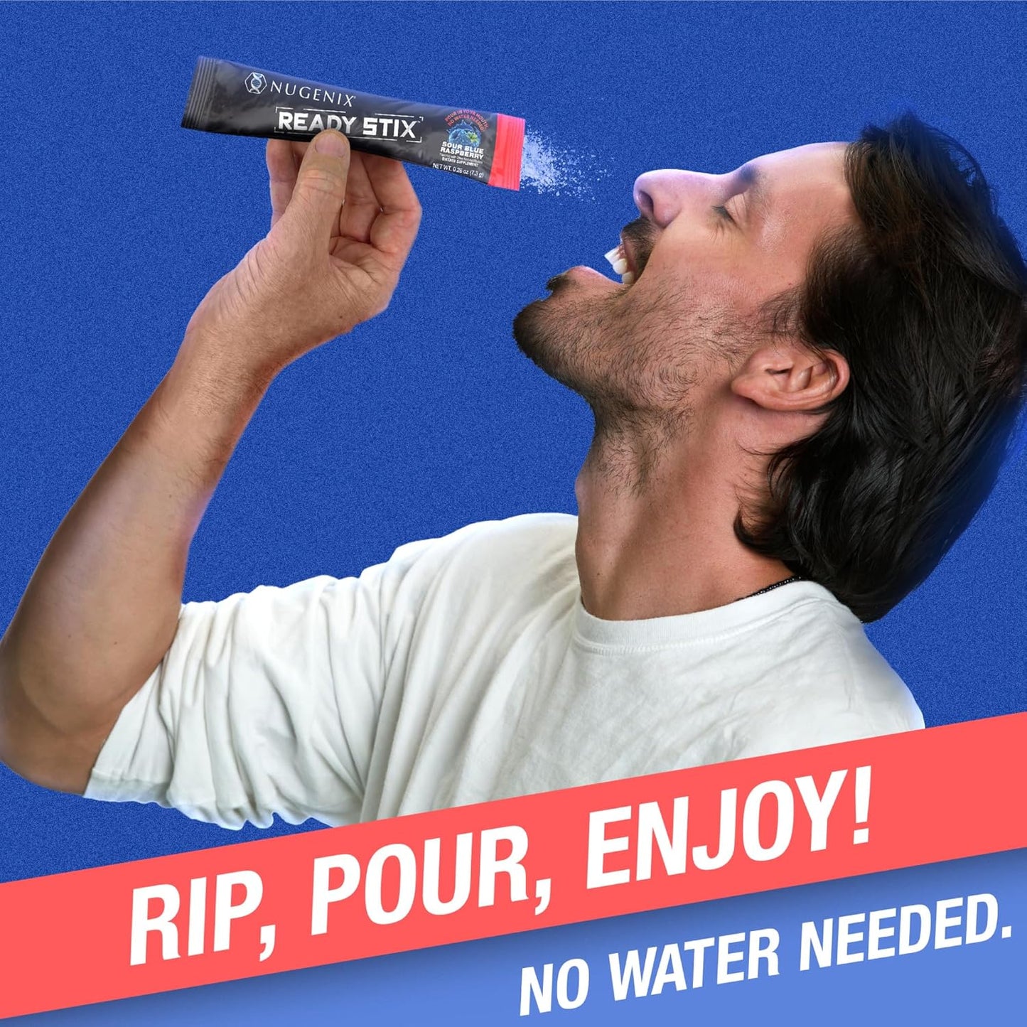 Nugenix Ready Stix: Boost Nitric Oxide, Enhance Vitality & Drive - 14ct Men's Supplement