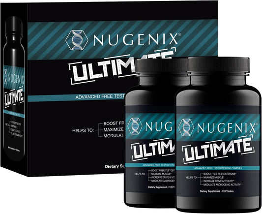 Nugenix Ultimate Free Strength & Stamina Enhancer - 240 Capsules for Men's Health and Performance