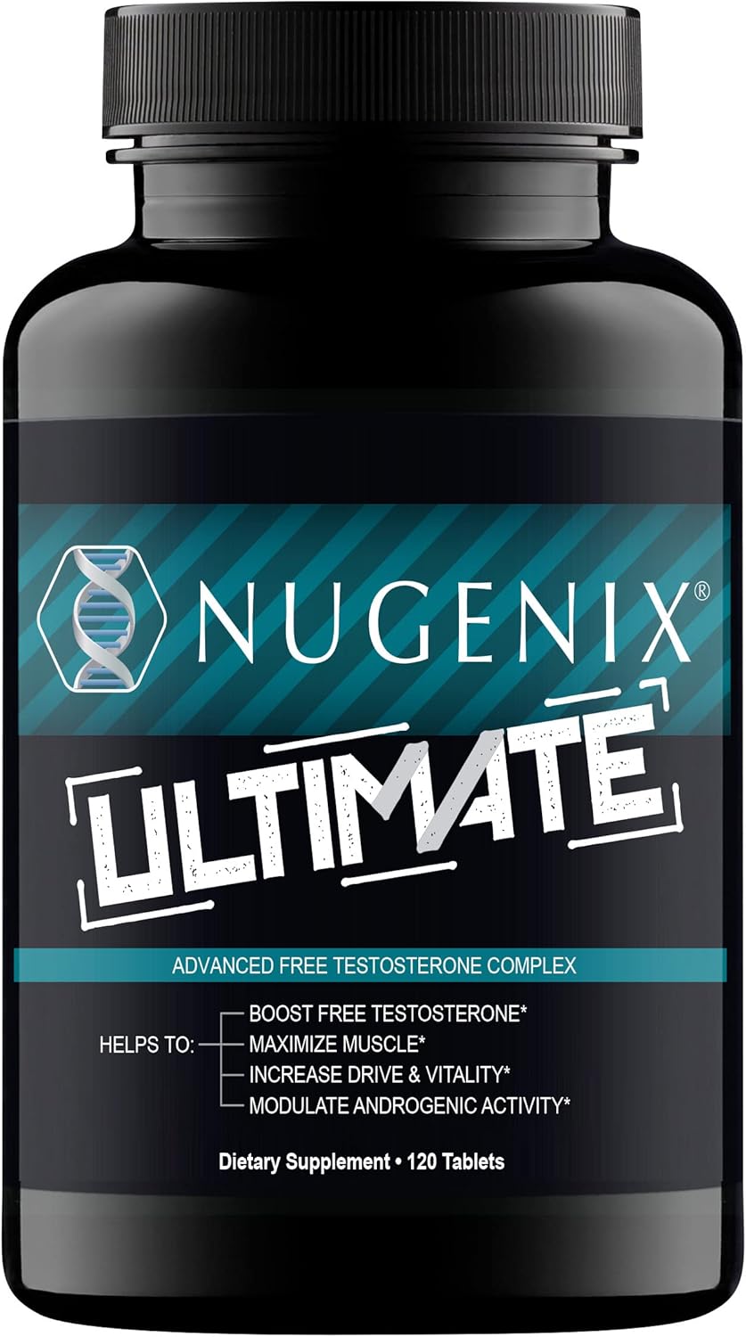 Nugenix Ultimate Free Strength & Stamina Enhancer - 240 Capsules for Men's Health and Performance