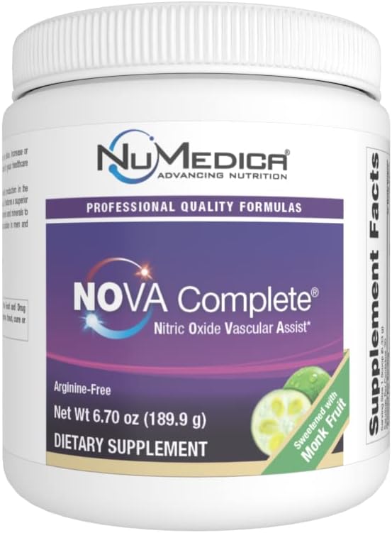 NuMedica NOVA Complete Monk Fruit Powder - 7.69 oz (218.04 Grams) - Boost Nitric Oxide for Circulation in Men and Women