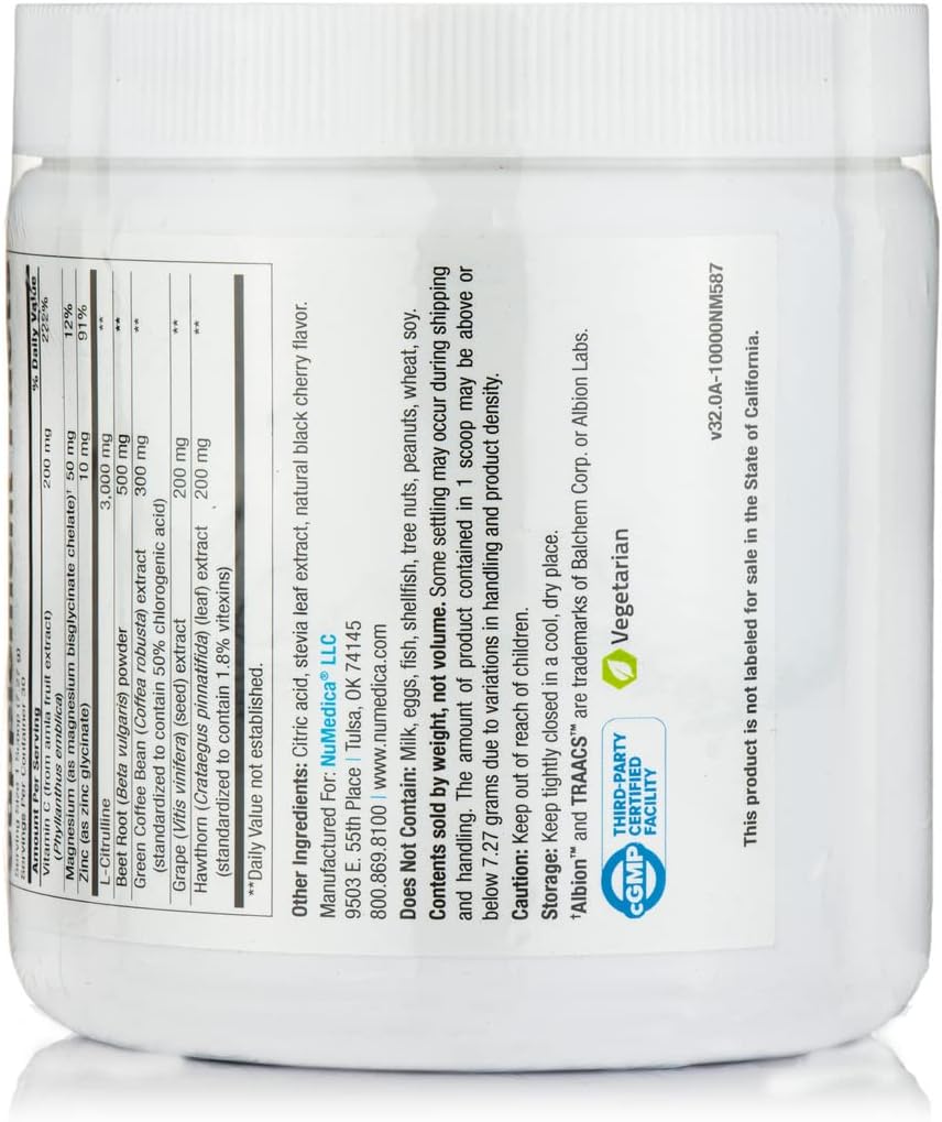 NuMedica NOVA Complete Monk Fruit Powder - 7.69 oz (218.04 Grams) - Boost Nitric Oxide for Circulation in Men and Women