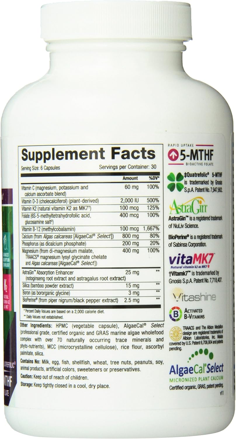 NuMedica Osteo Vegan Rx Capsules - 180 Count from AZZUTORK
