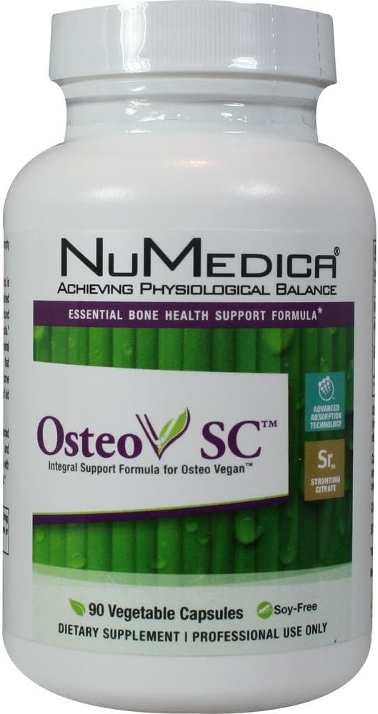 NuMedica OsteoV SC 90 Vegetable Capsules - Supports Bone Health and Strength, Promotes Healthy Joints and Cartilage