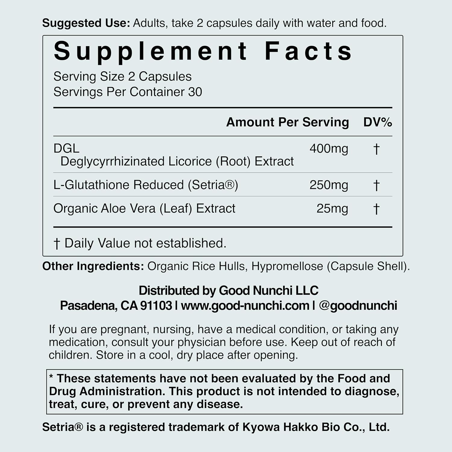 Nunchi Bodyguard Liver & Gut Protector Supplement - Antioxidant & Hangover Aid - Asian Glow Support - Gluten Free - USA Made - 60 Vegan Capsules