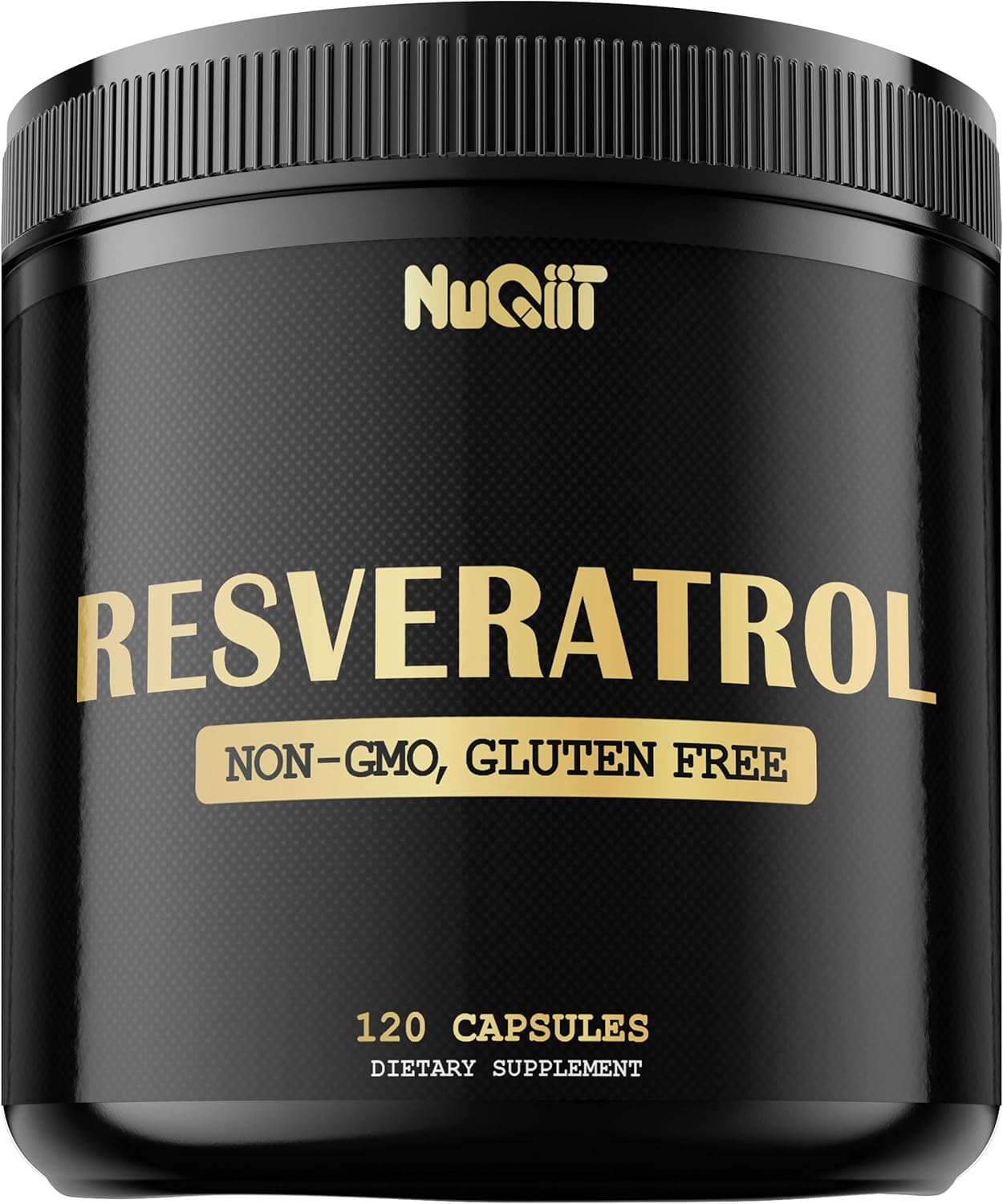 NUQIIT Trans Resveratrol 1000mg Supplement - Boost Immune System, Energy & Heart Health - 120 Vegan Capsules