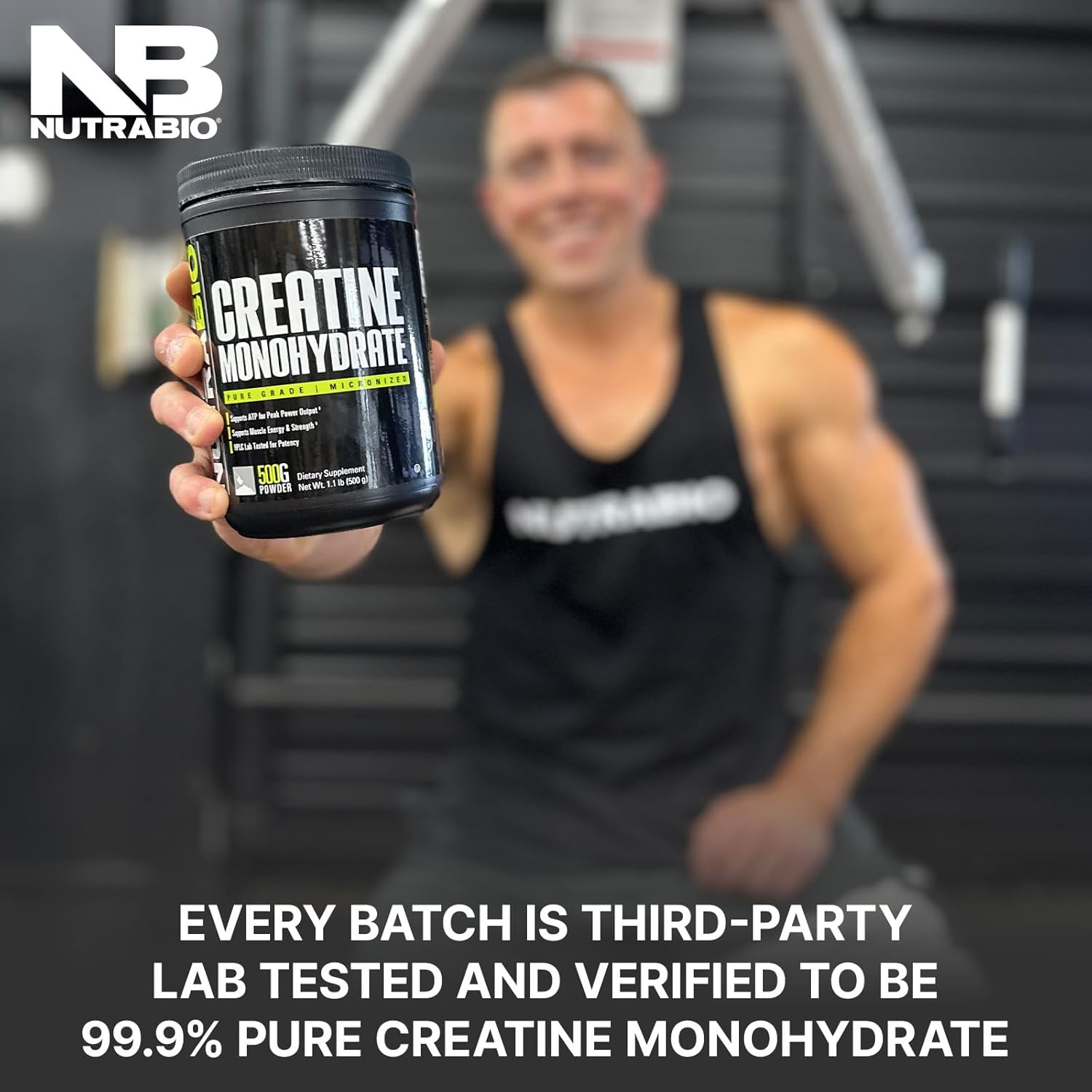NutraBio Creatine Monohydrate and Whey Protein Isolate Bundle - Muscle Energy, Lean Muscle Growth, Recovery, Strength - Unflavored, 150g, Vanilla Caramel.