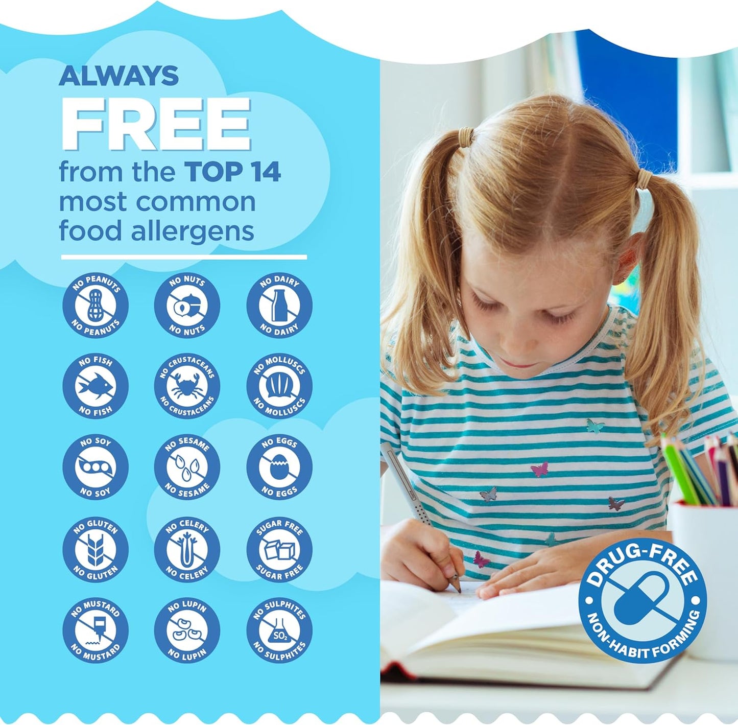 Nutracelle NUTRAMIN Kids Mood Boost Vegam Vitamin Gummy: Calming Magnesium Citrate Supplement with Ashwagandha & Vitamin B Complex - Sugar-Free, Allergy-Safe, Non-GMO 90 ct