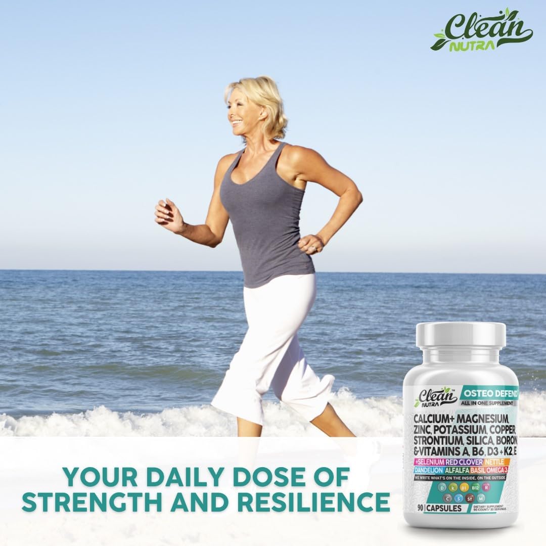 Nutraceuticals Calcium Magnesium Zinc Supplement with Essential Minerals & Vitamins for Bone Health in Men & Women